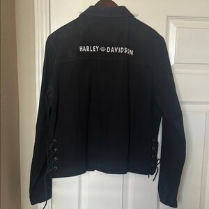 Harley-Davidson Black Jeans Motorcycle Jacket